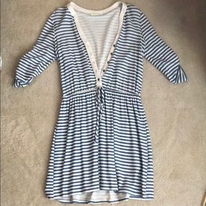 Blue stripped dress